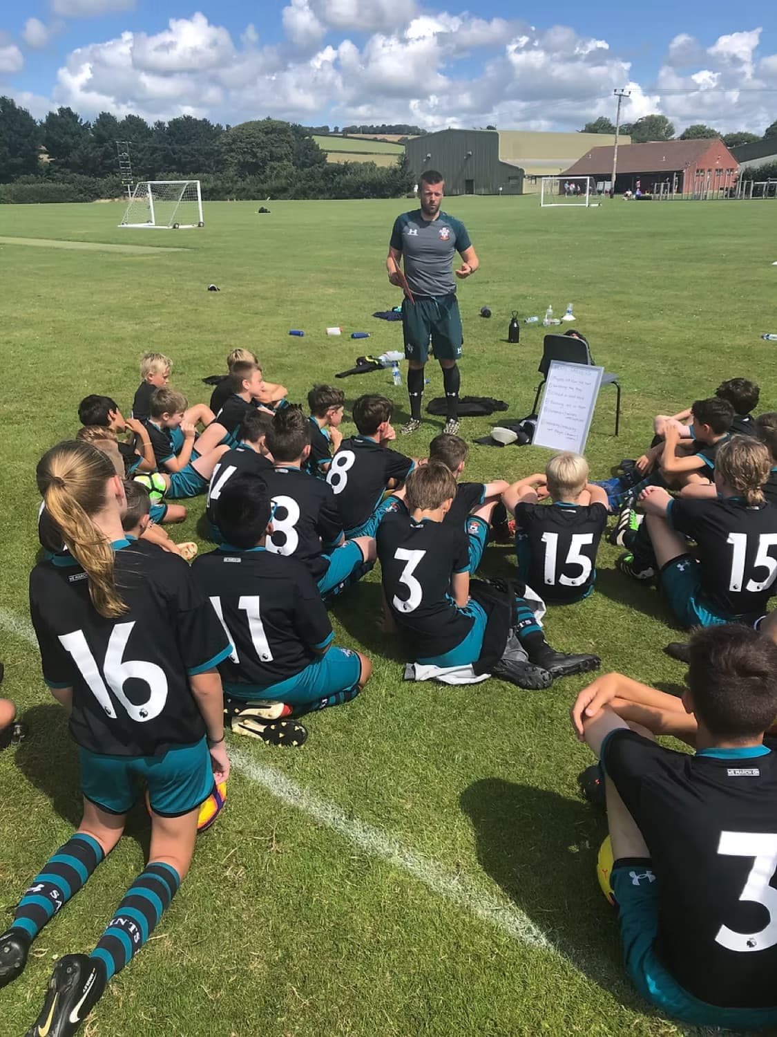 Players on an IPPE soccer tour in the Liverpool environment