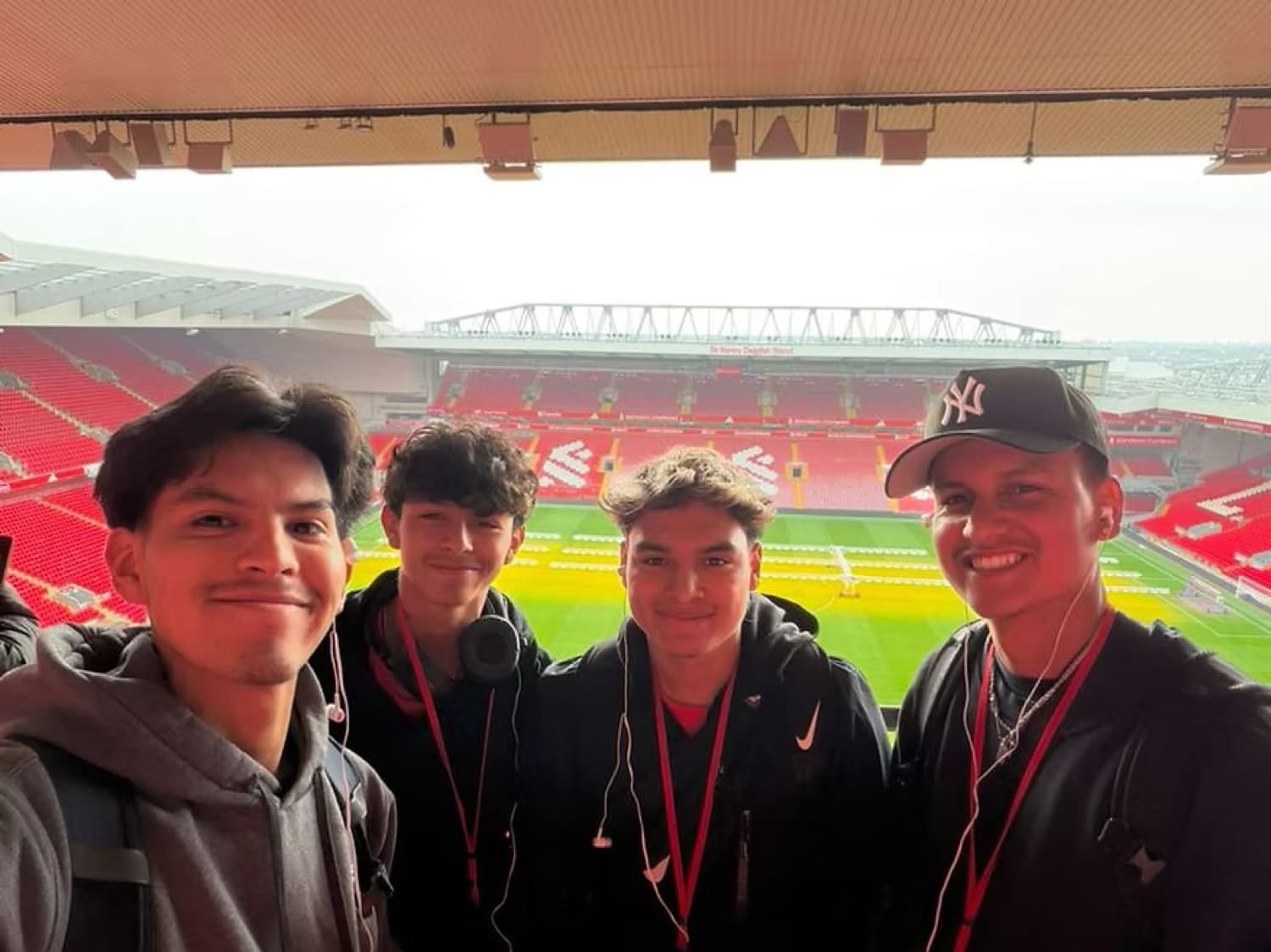 Players together on an IPPE soccer tour in Manchester